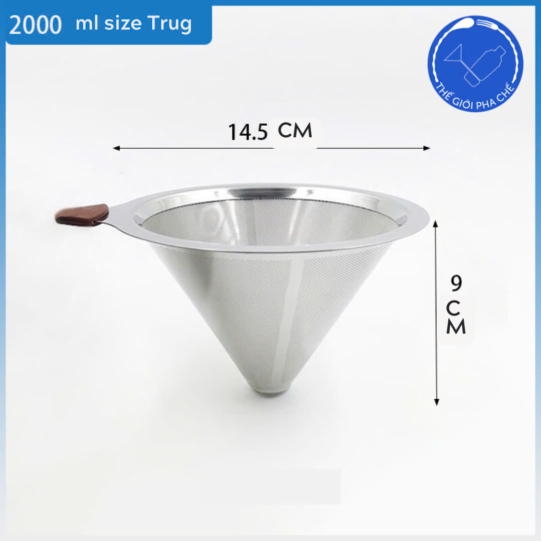 Phếu lọc trà inox  - 4