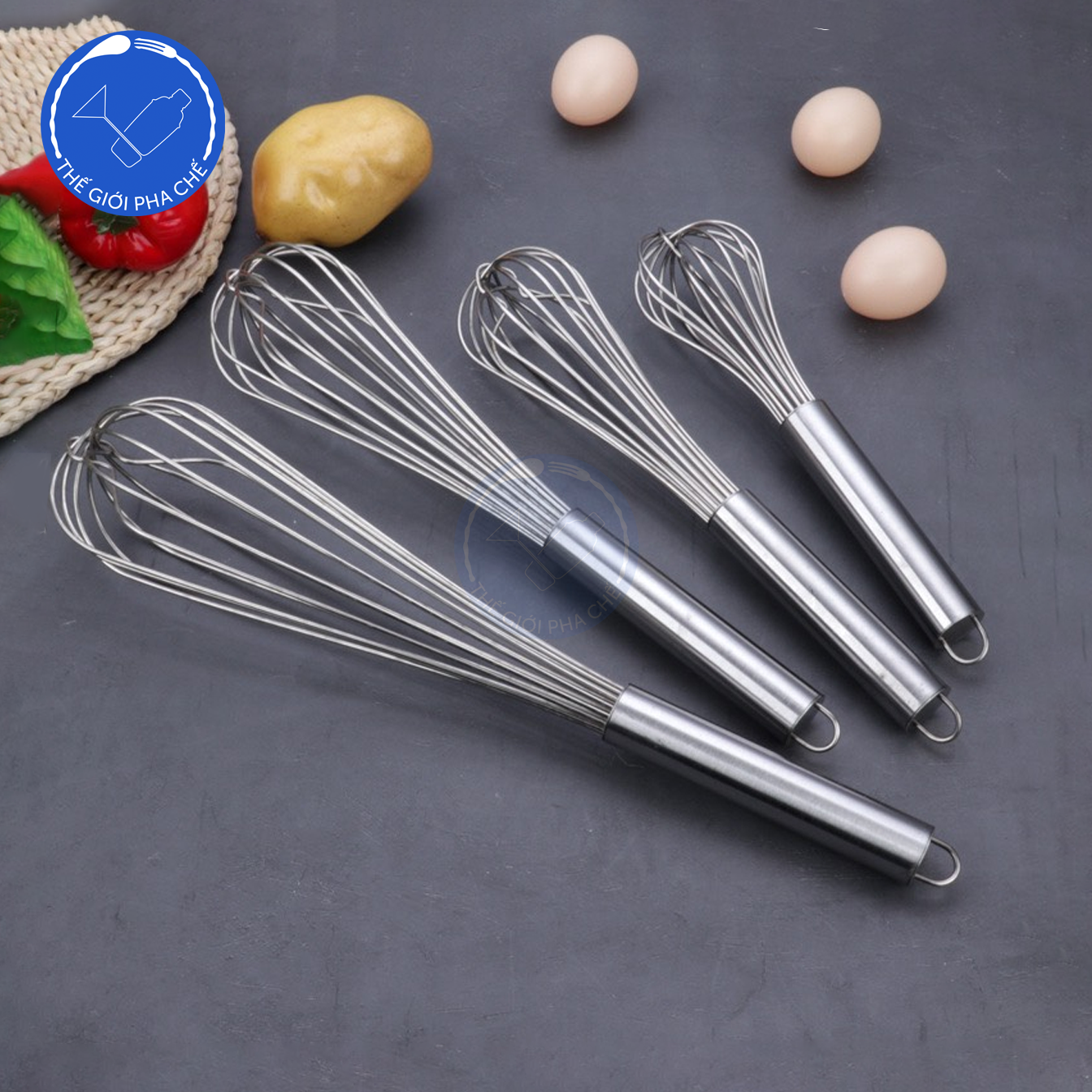Phới đánh trứng inox - 4