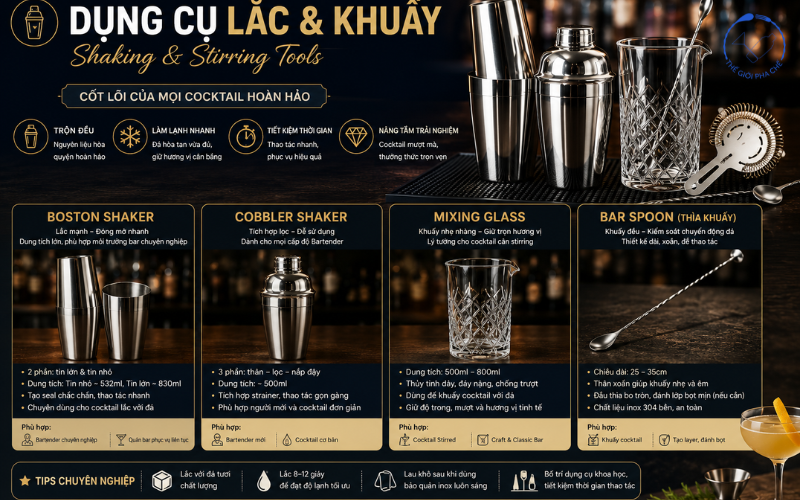 Rụng cụ lắc khuấy