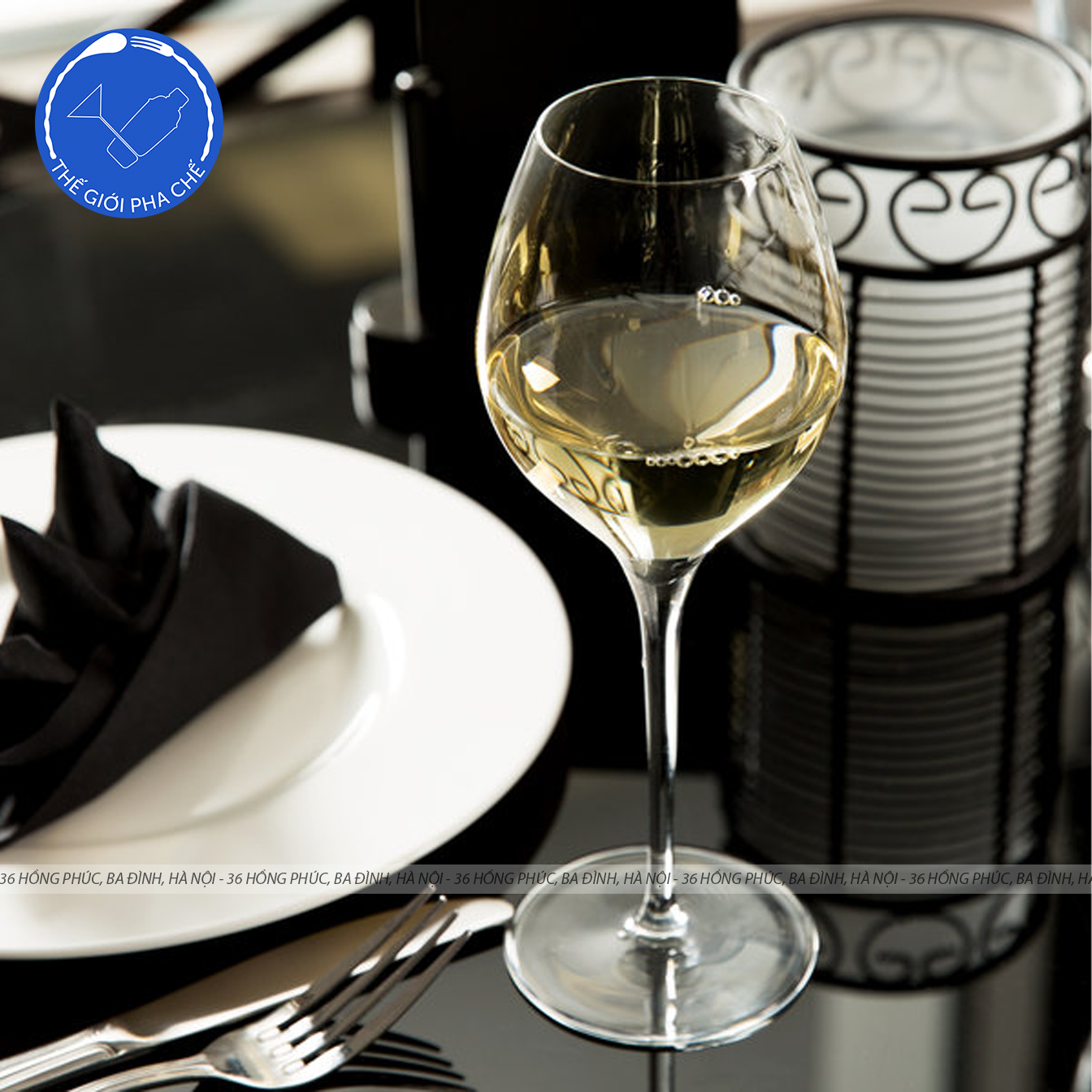 Ly thủy tinh Libbey Rivere Wine (Bộ 6c) 384ml - 9422 - Mỹ - 4