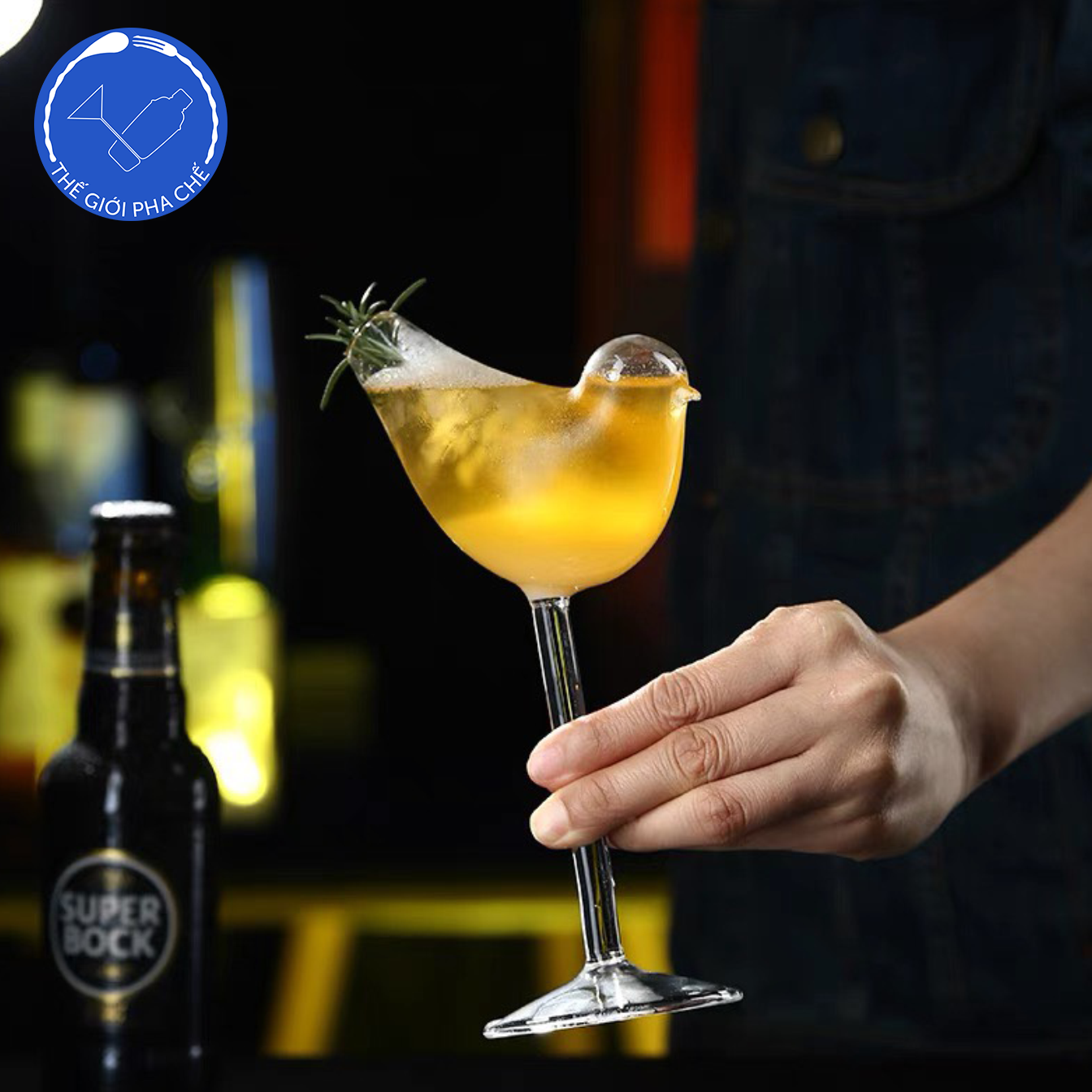 Ly Cocktail hình Chú Chim (150ml) - CH074 - 6