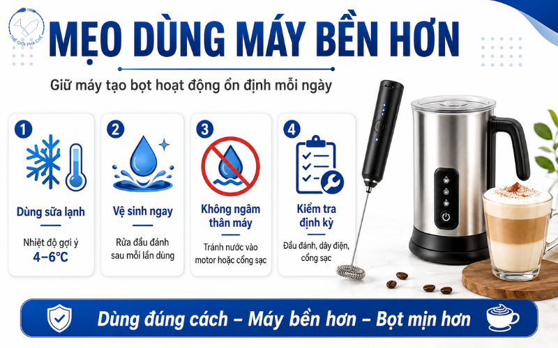 Mẹo giúp máy bền hơn
