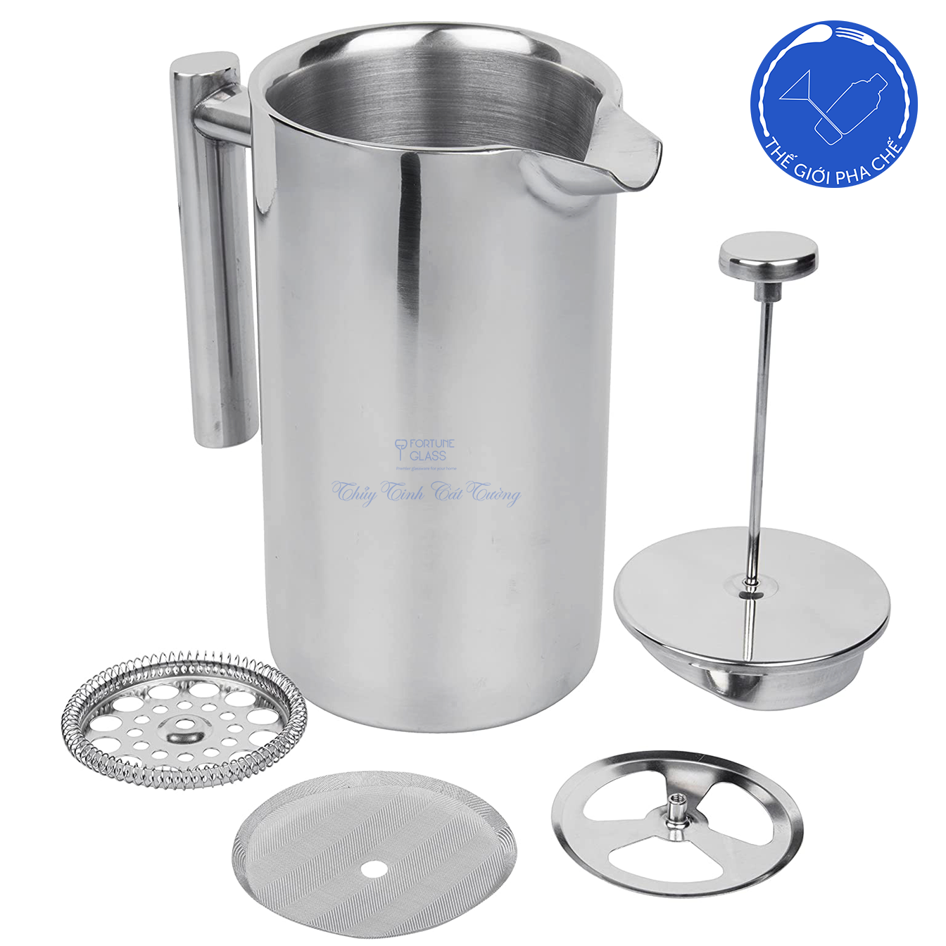 Bình French Press Inox (1000ml) - 3
