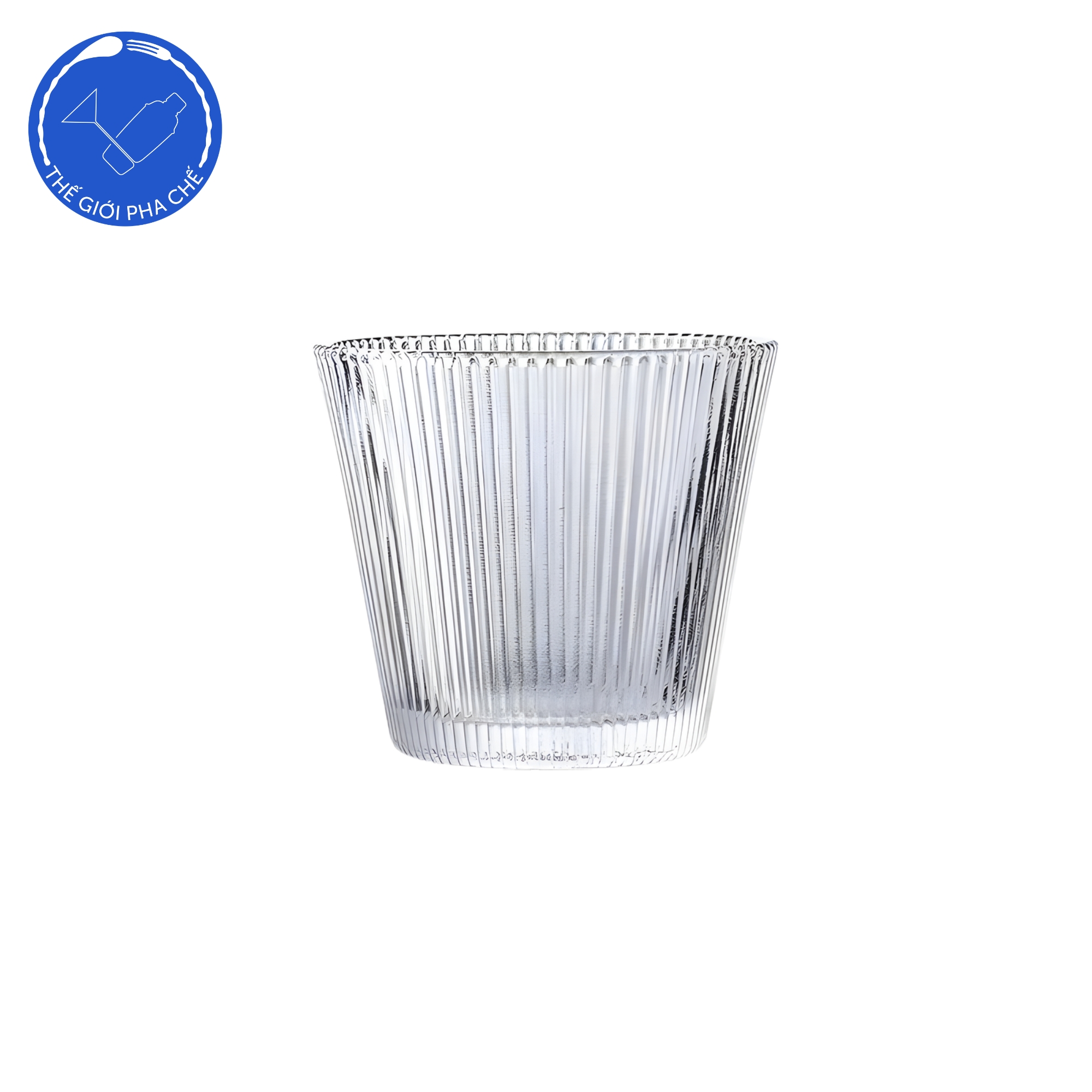 Cốc thủy tinh kẻ sọc 8597J (bộ 6c) 330ml