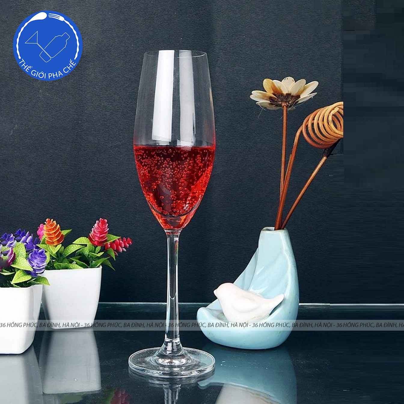 Ly thủy tinh Ocean Santé Flute Champagne  (Bộ 6c) 210ml - 026F07 - TH Thái Lan - 6