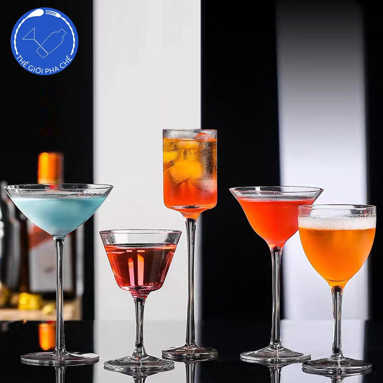  Ly thủy tinh Asa Cocktail (Bộ 6c) 150ml - GLT