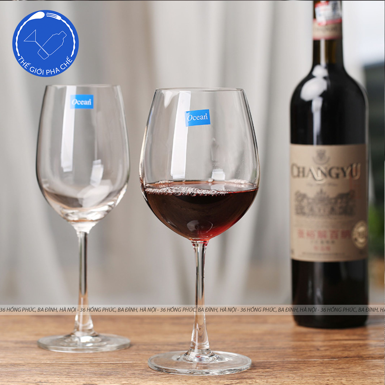 Ly thủy tinh Ocean Madison Bordeaux (Bộ 6c) 600ml - 015A21 - TH Thái Lan - 2