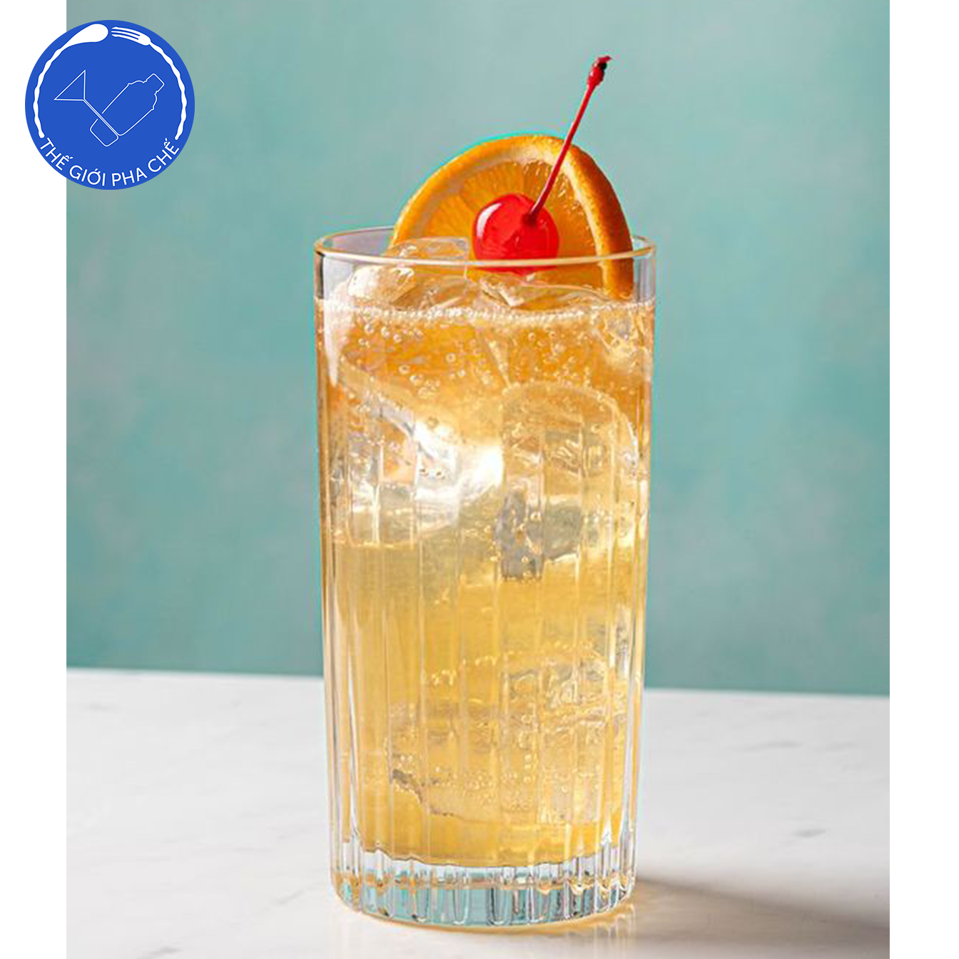 Cốc thủy tinh kẻ sọc ( Bộ 6 cái) 400ml - 614A - 4