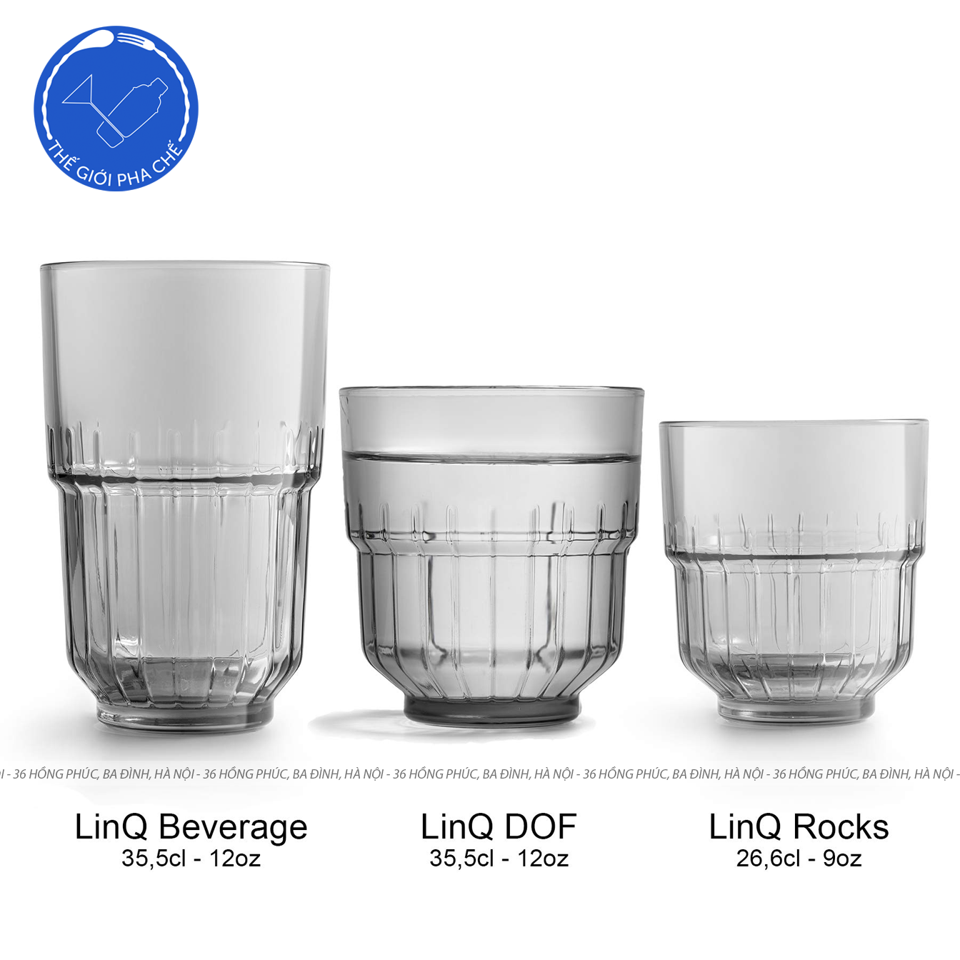 Ly thủy tinh Libbey LinQ DOF BX(Bộ 6c) 355ml - 820508 - TH Mỹ - 7