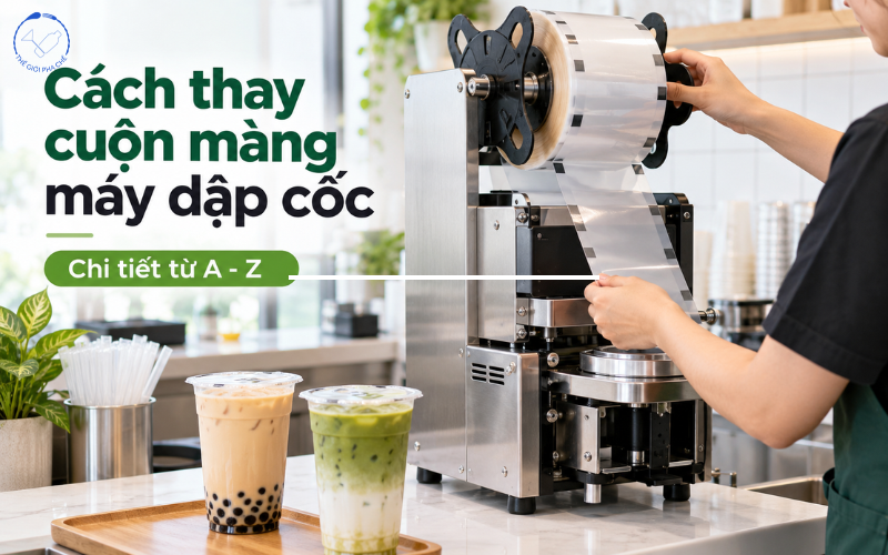 Cách bảo quản máy dập cốc chuẩn kỹ thuật