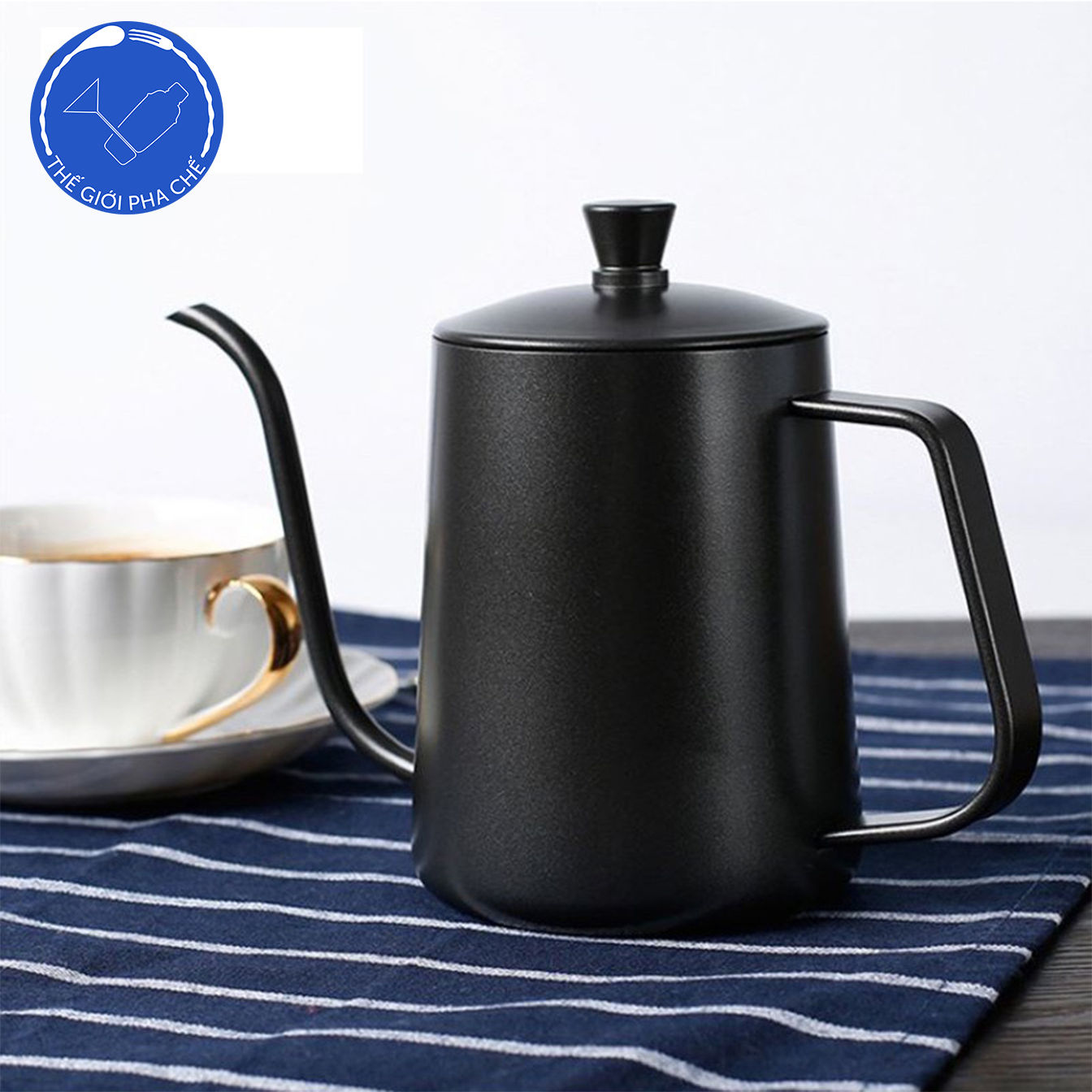 Bình rót café pour over đen 600ml - 3