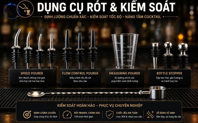 Dụng cụ rót kiểm soát