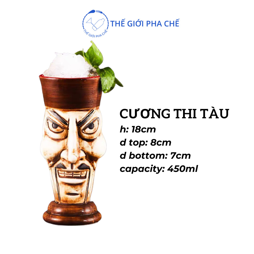 Ly Tiki Mug Cương Thi Tàu - 5