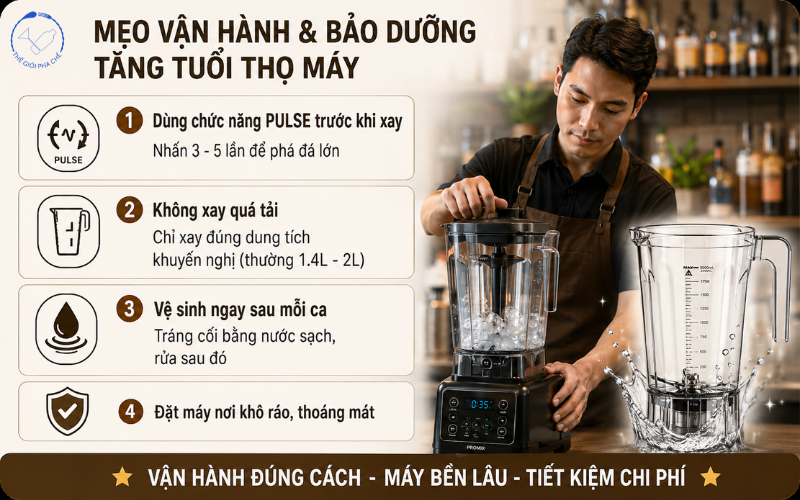 Cách chọn máy xay sinh tố quán cafe