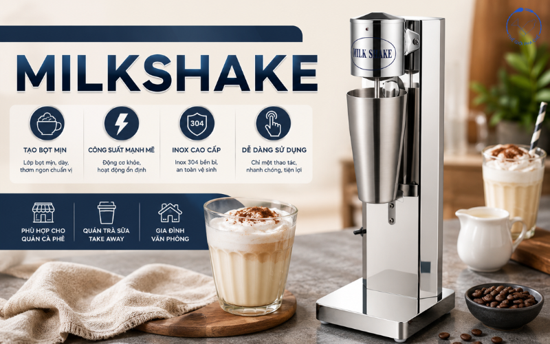 Máy tạo bọt Milkshake M0041