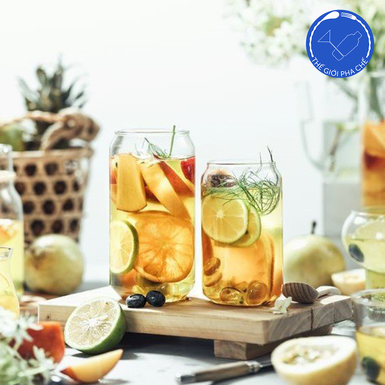 Ly thủy tinh dáng lon (Bộ 6c) 473ml - V3331 - 3