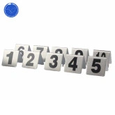 Thẻ số bàn inox (bộ)