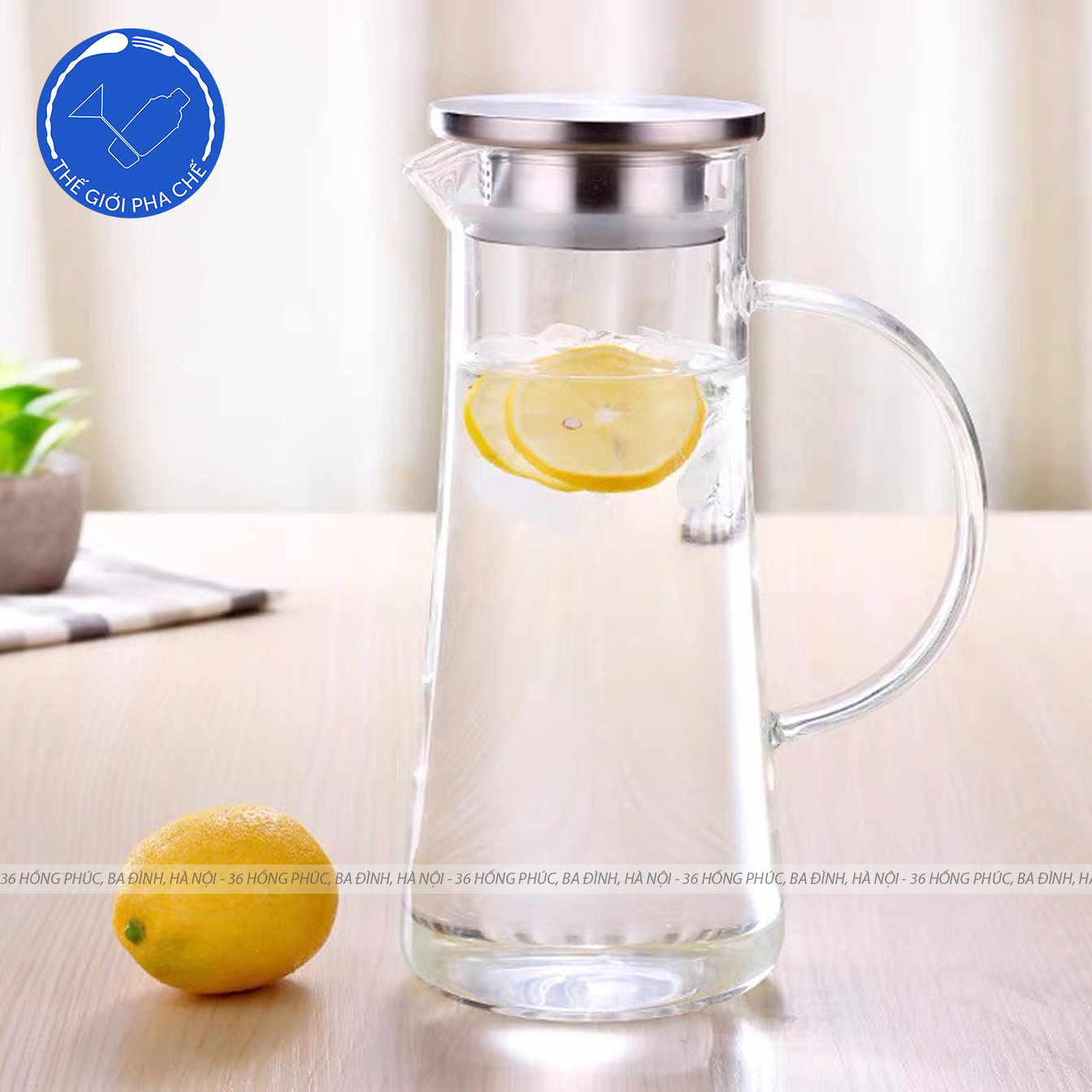 Bình thủy tinh nắp thiếc (Cái) 1,3L - TR0079 - Trung Quốc - 12
