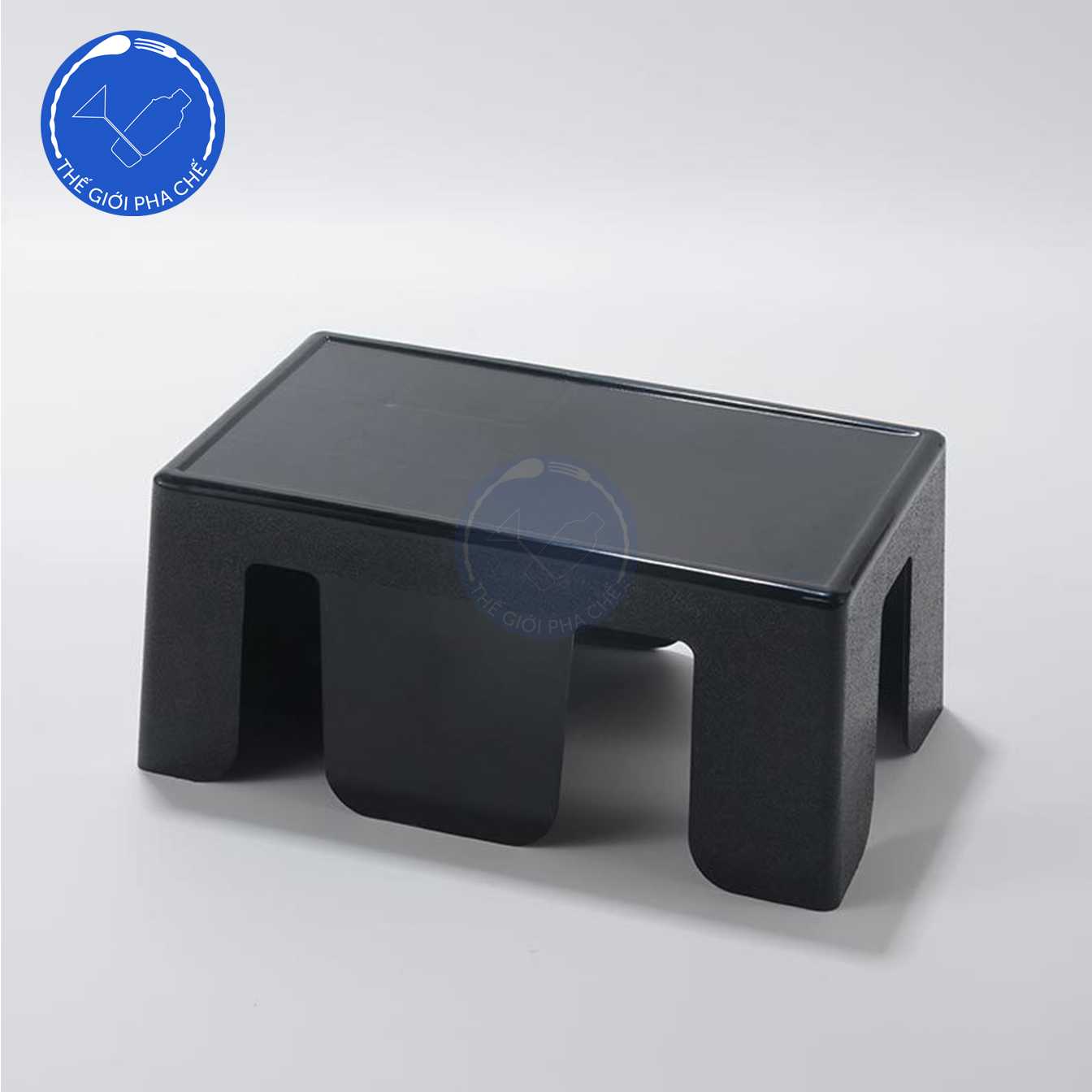 Giá để ống hút vuông đen - 4