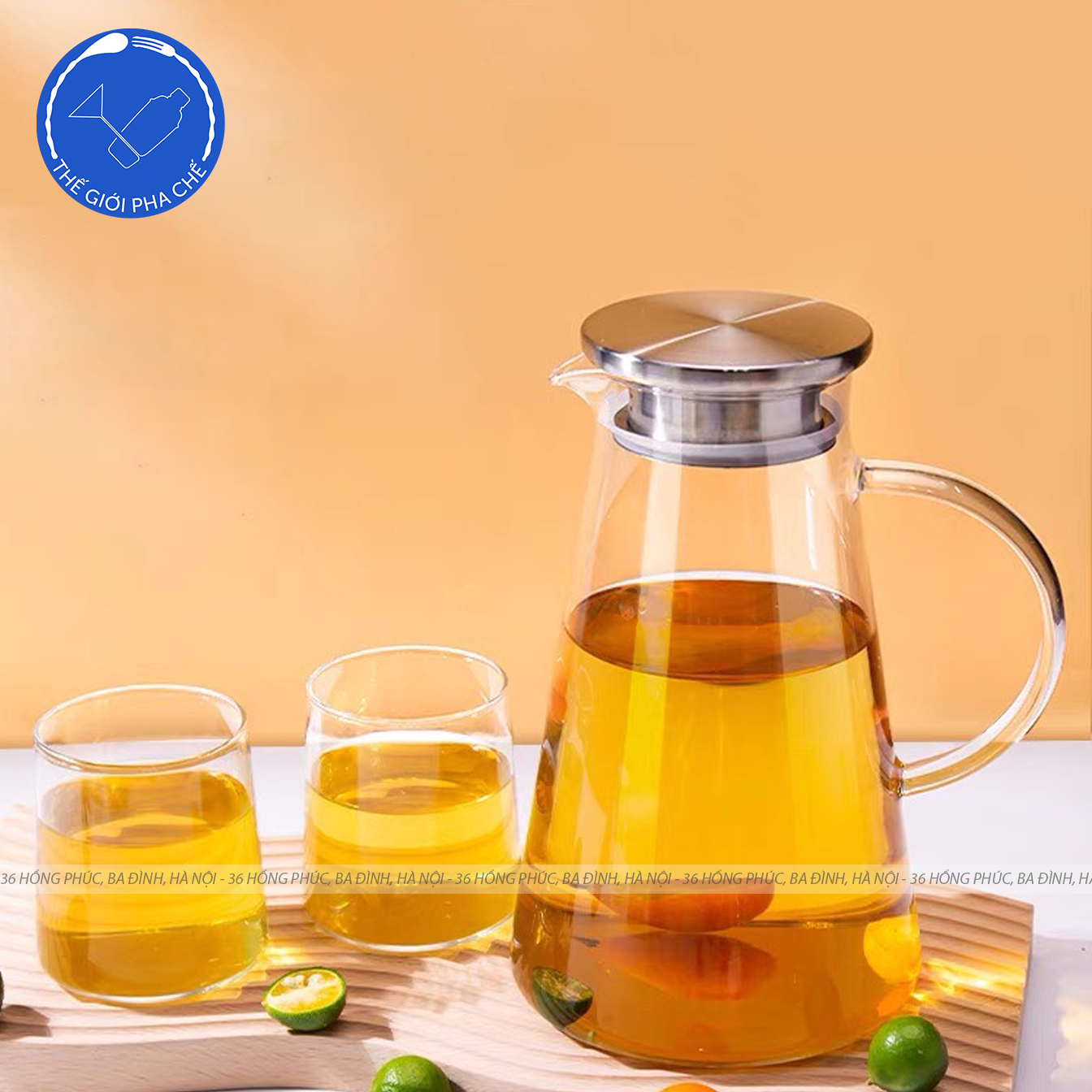 Bình thủy tinh nắp thiếc (Cái) 1,8L - TR0080 - Trung Quốc - 2