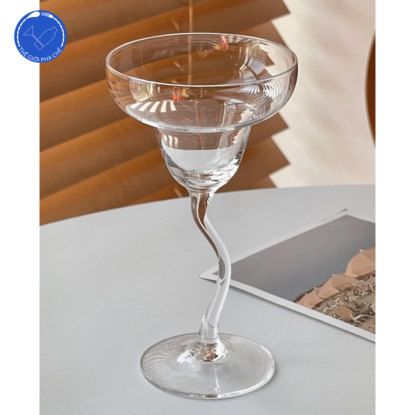 Ly Cocktail chân cong (Bộ 6 cái) 210ml - 2707 - 5