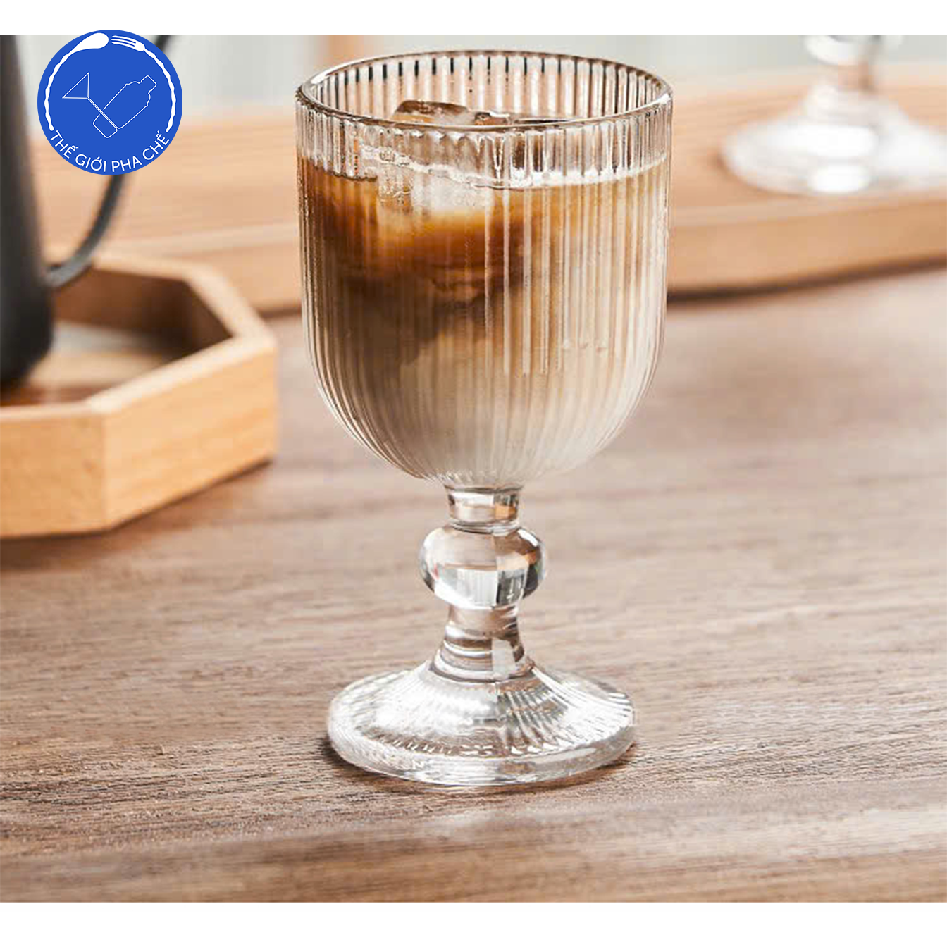 Ly thủy tinh có chân 355ml (bộ 6 cái) - 11413ST - 4