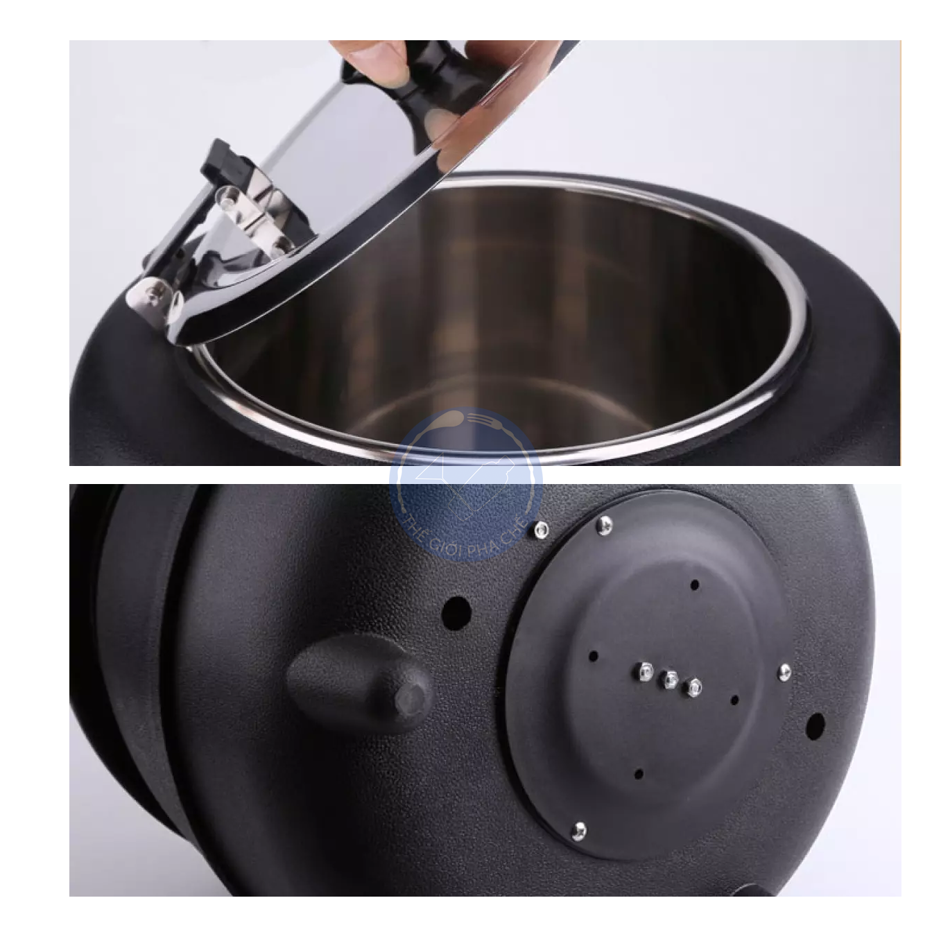 Nồi ủ trân châu vỏ gang 10L - 5