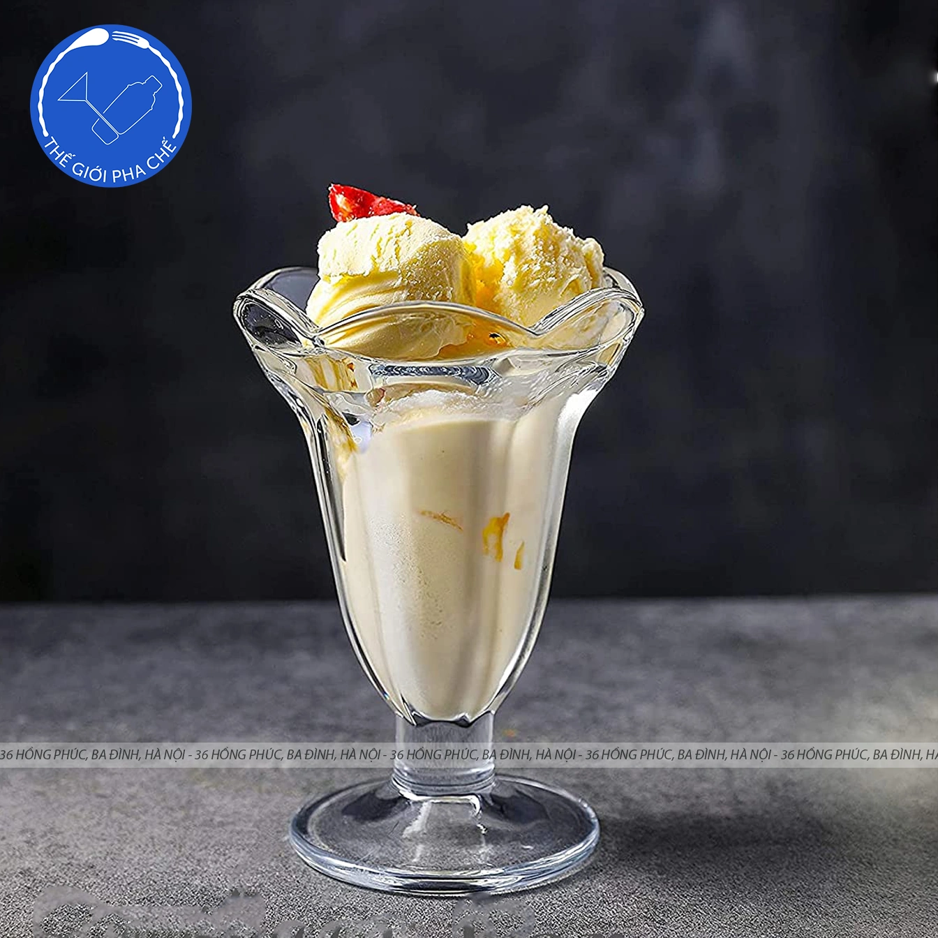 Ly thủy tinh Pasabahce Artic Ice Cream (Bộ 6c) 173ml - 51088 - SX Thổ Nhĩ Kỳ