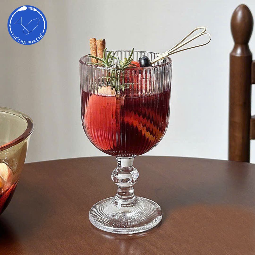 Ly thủy tinh có chân 355ml (bộ 6 cái) - 11413ST - 2