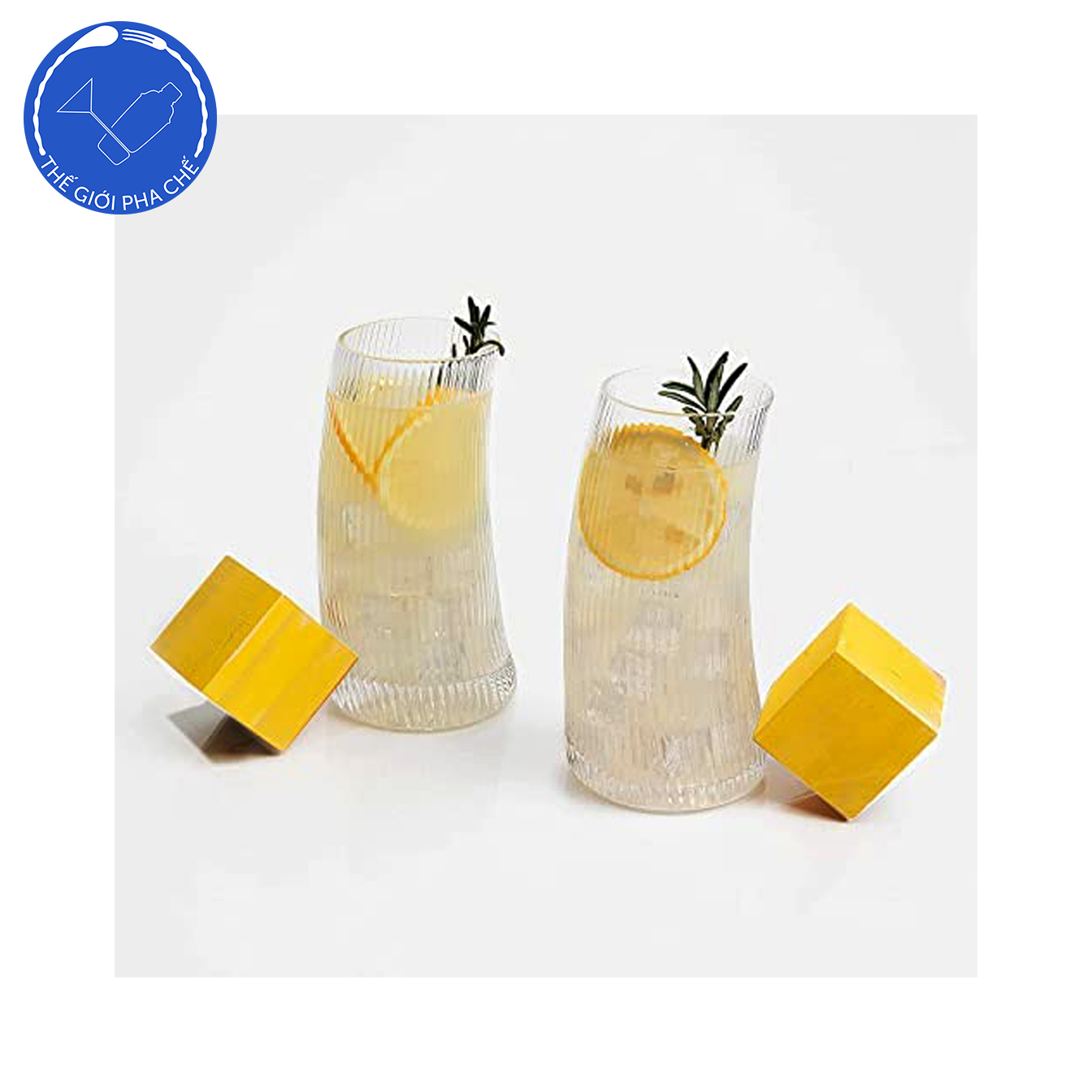 Cốc thủy tinh nghiêng kẻ cao (Bộ 6c) 500ml - 2105 - Trung Quốc - 4
