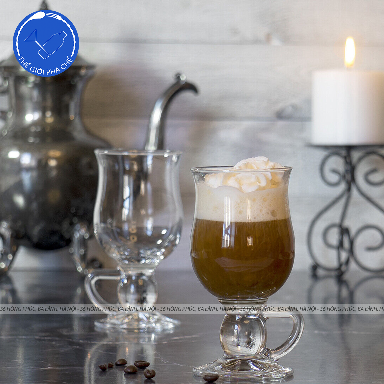 Ly thuỷ tinh Pasabahce Irish Coffee (Bộ 6c) 270ml - 44159 - SX Thổ Nhĩ Kỳ - 2