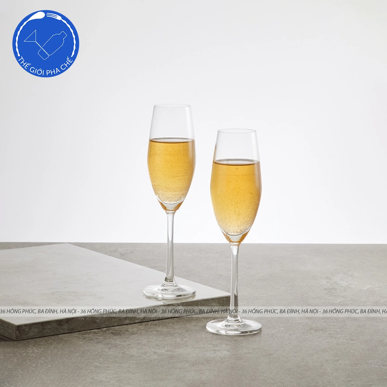 Ly thủy tinh Ocean Santé Flute Champagne  (Bộ 6c) 210ml - 026F07 - TH Thái Lan