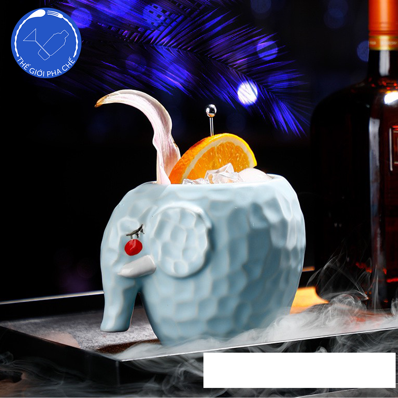 Ly Tiki Mug Voi Xanh - 2