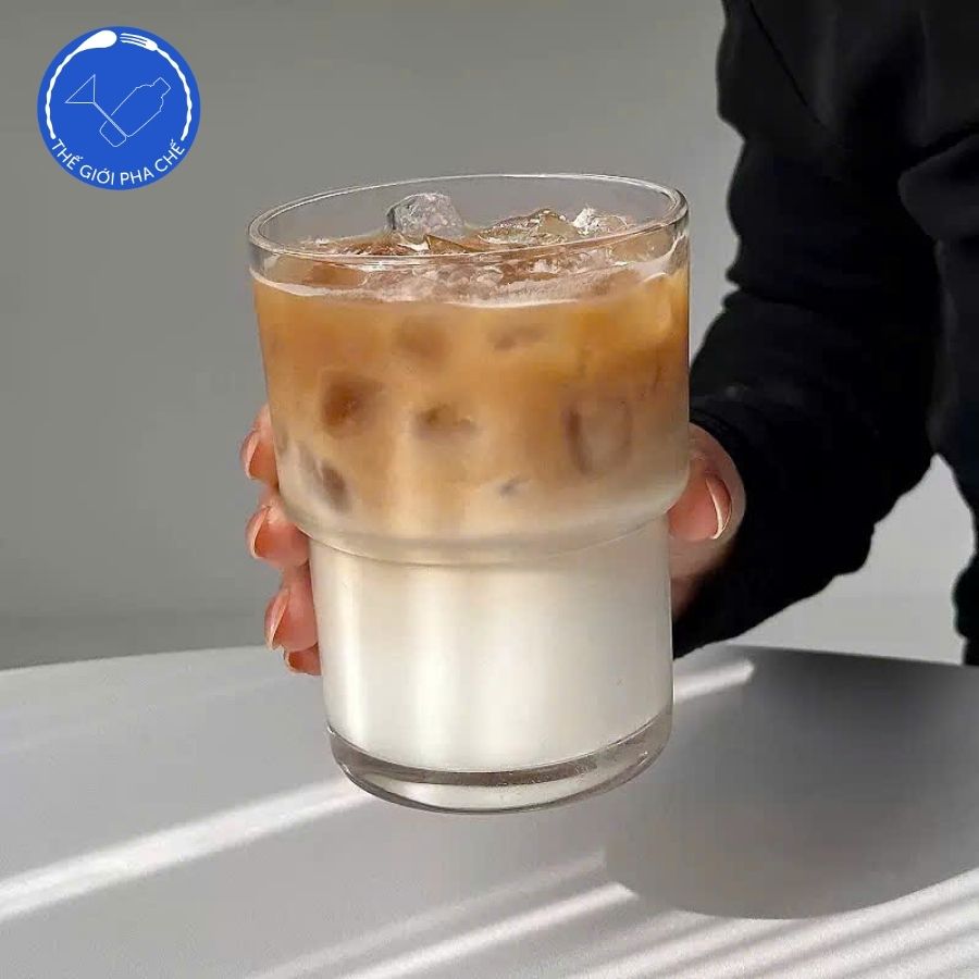 Cốc thủy tinh ngấn trơn M1014 Bộ 6 cái 430ml - 2
