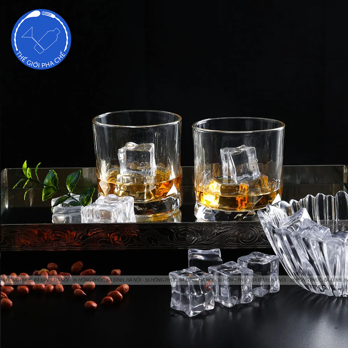 Ly thủy tinh Ocean Connexion Double Rock (Bộ 6c) - 355ml - P02807 - TH Thái Lan - 6