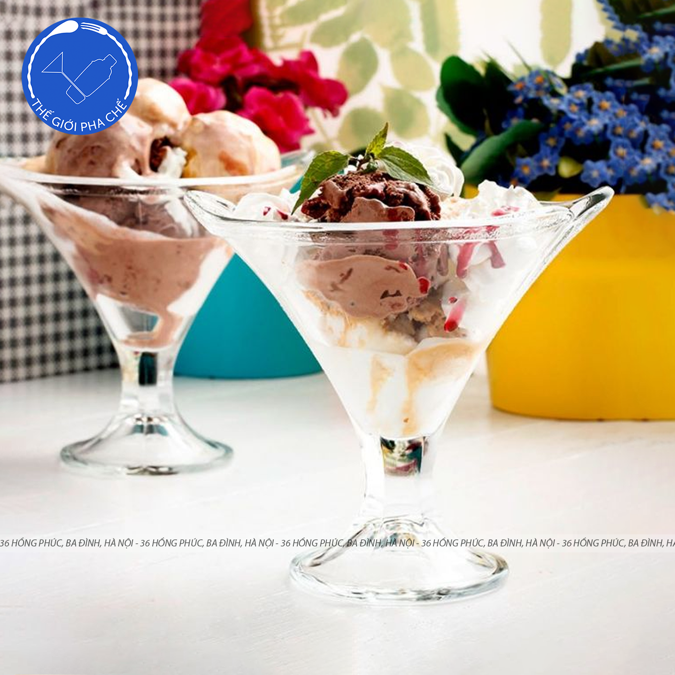 Ly thủy tinh Pasabahce Manolya Ice Cream Cup (Bộ 6c) 301ml - 51328 - TH Thổ Nhĩ Kỳ - 4