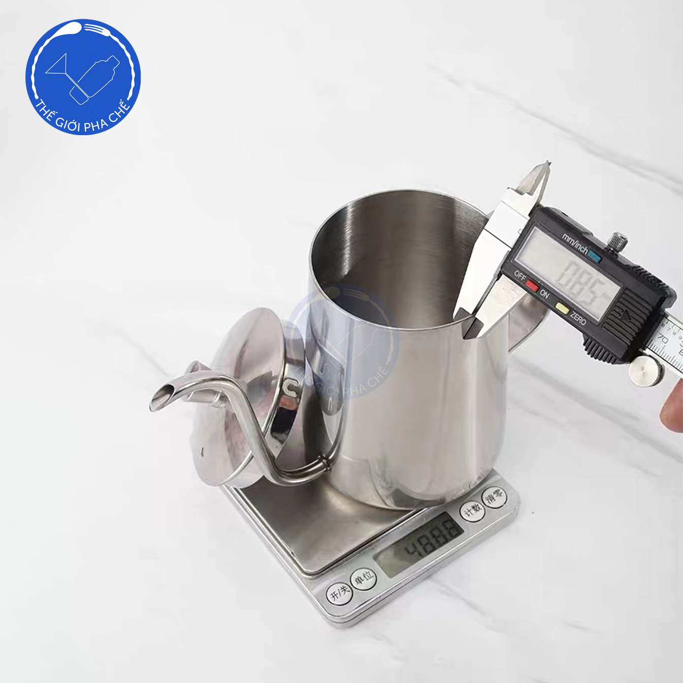 Bình rót café pour Over trắng 600ml - 2