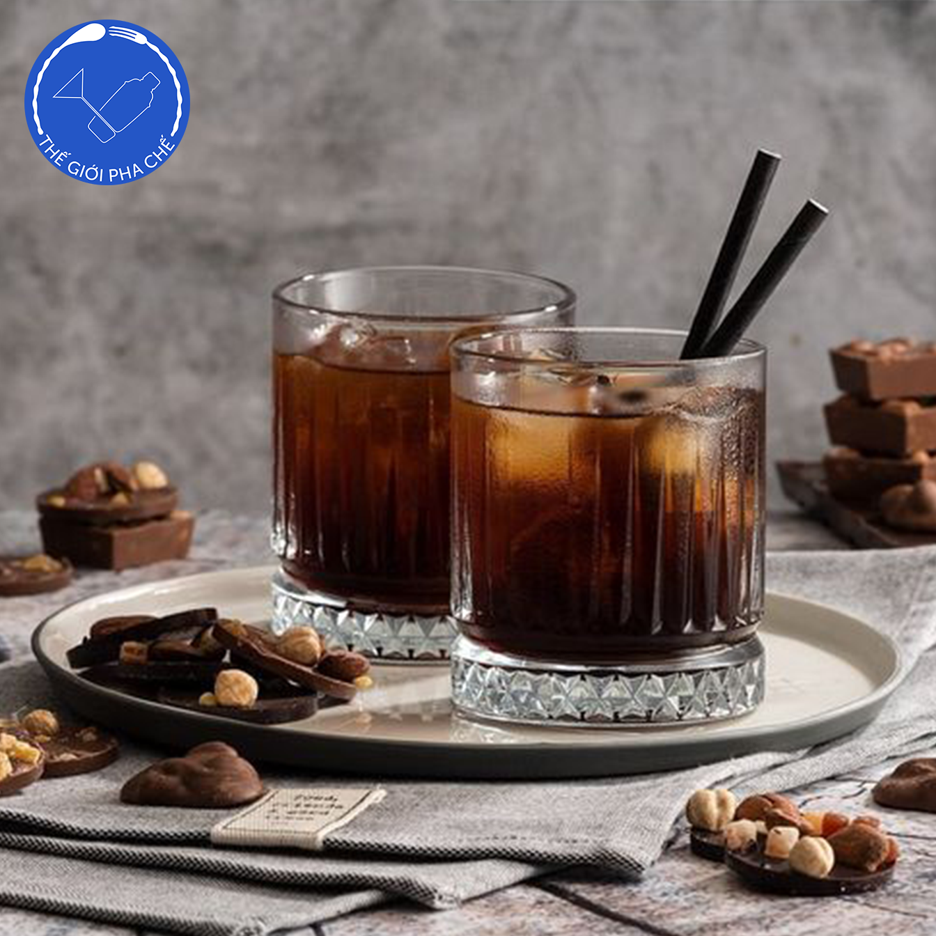Cốc thủy tinh sọc đáy kim cương (bộ 6c) 355ml - 3