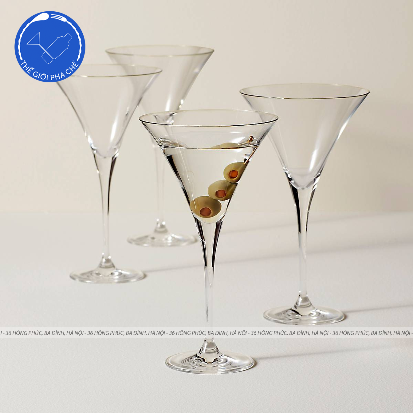 Ly thủy tinh Pasabahce V-line Martini  (Bộ 6c) 250ml - 44335 - SX Thổ Nhĩ Kỳ - 6