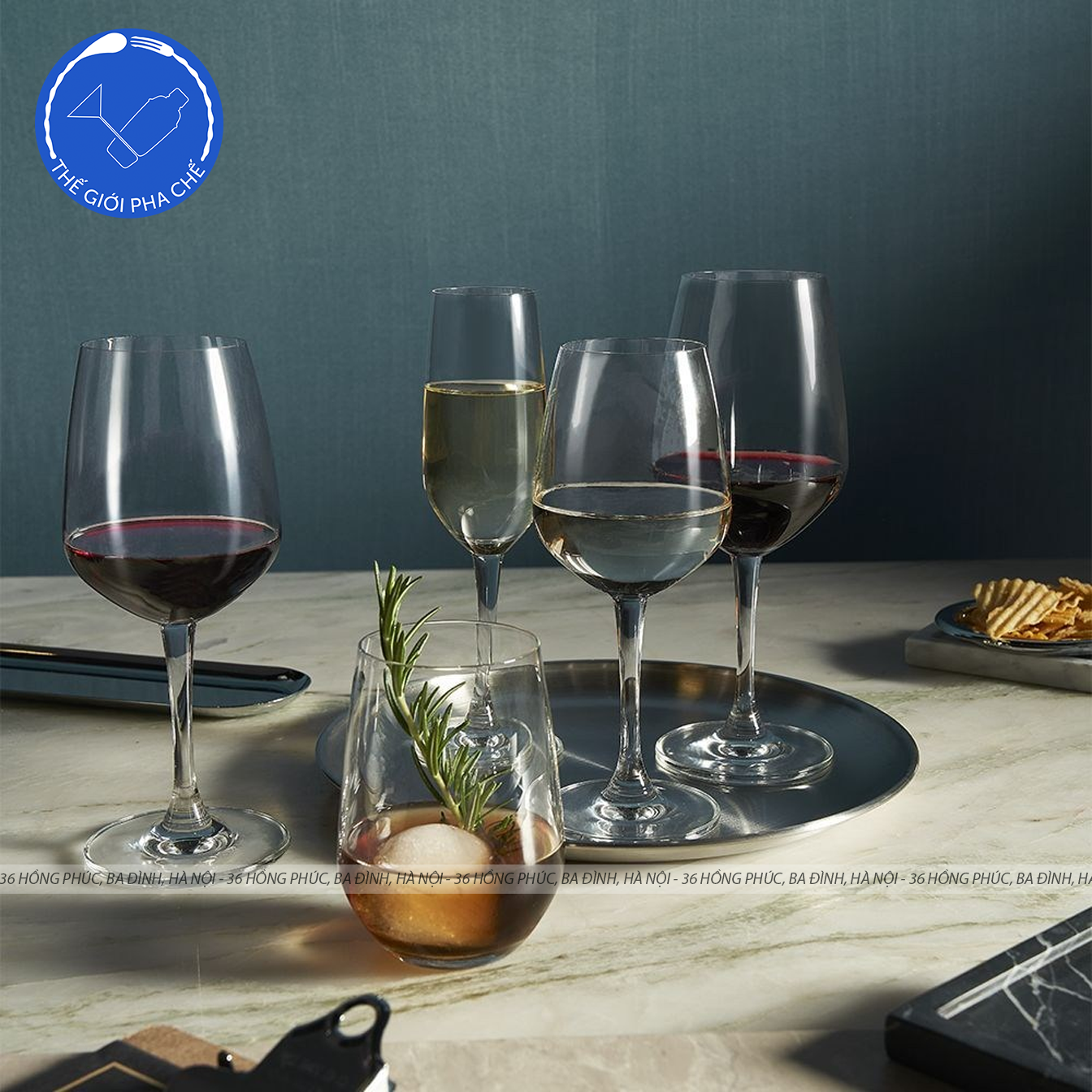 Ly thủy tinh Ocean Lexington Red Wine (Bộ 6c) 455ml - 019R16 - TH Thái Lan - 2