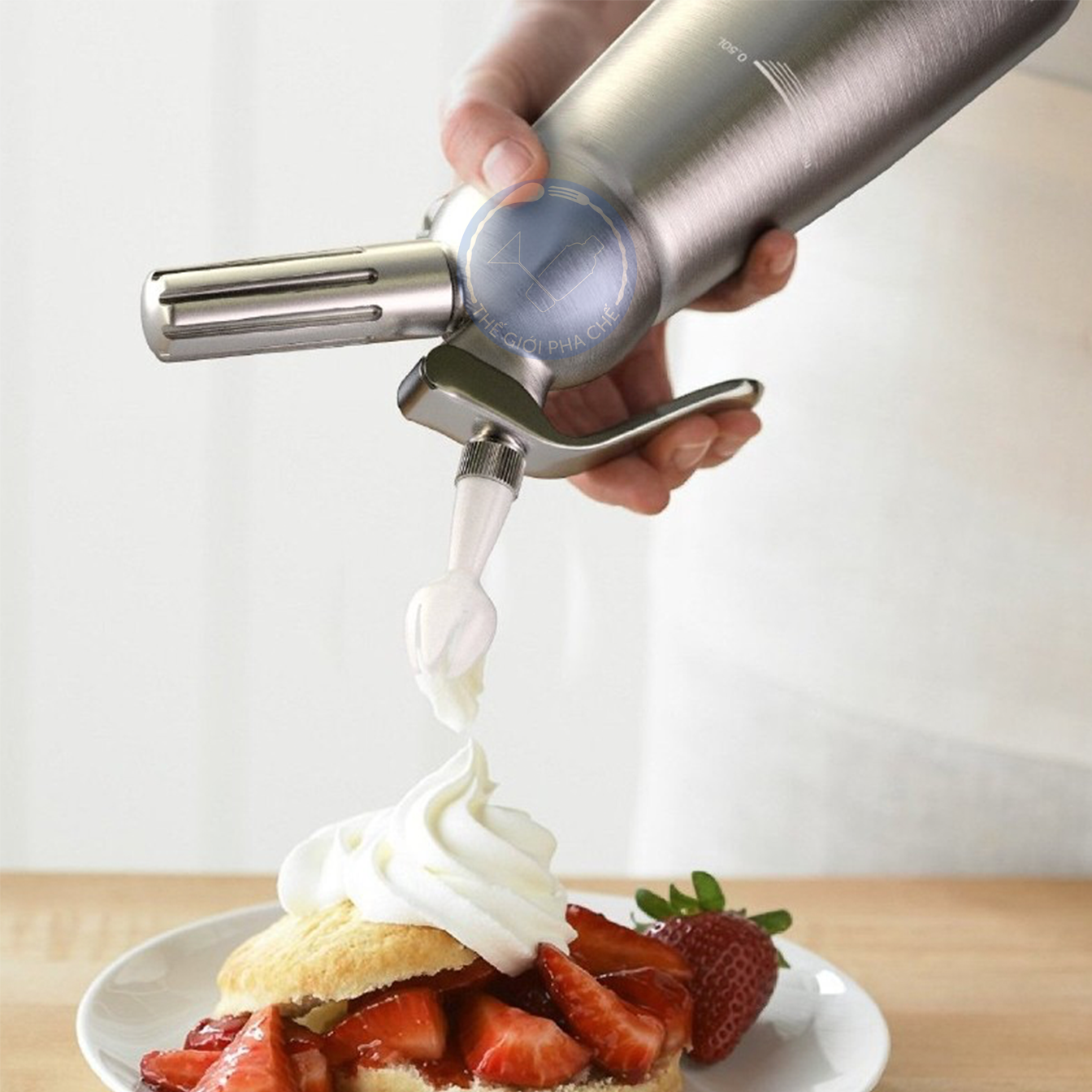 Bình xịt kem đầu nhôm 500ml - 1000ml - 6