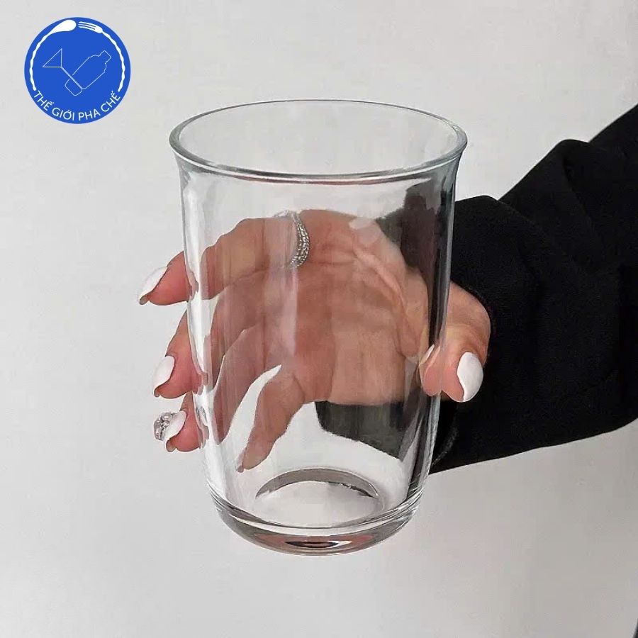 Cốc thủy tinh bầu trơn LHB8801 Bộ 6 cái 380ml