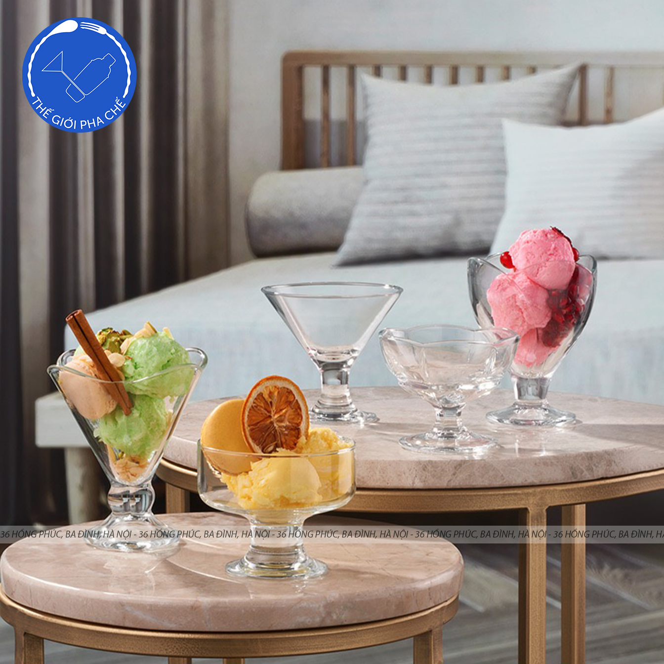 Ly thủy tinh Pasabahce Ice Ville Ice Cream Cup (Bộ 6c) 240ml - 51638 - TH Thổ Nhĩ Kỳ - 3