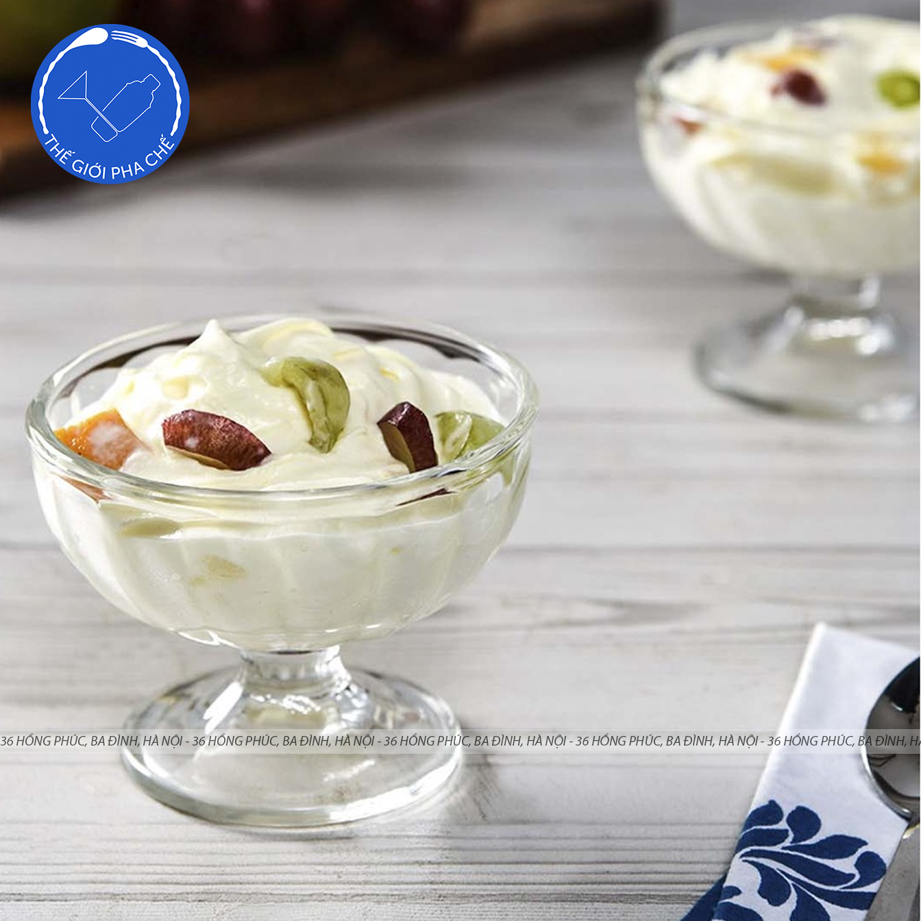 Ly thủy tinh Ocean Alaska Ice Cream Cup (Bộ 6c) 205ml - P00115 - TH Thái Lan - 7