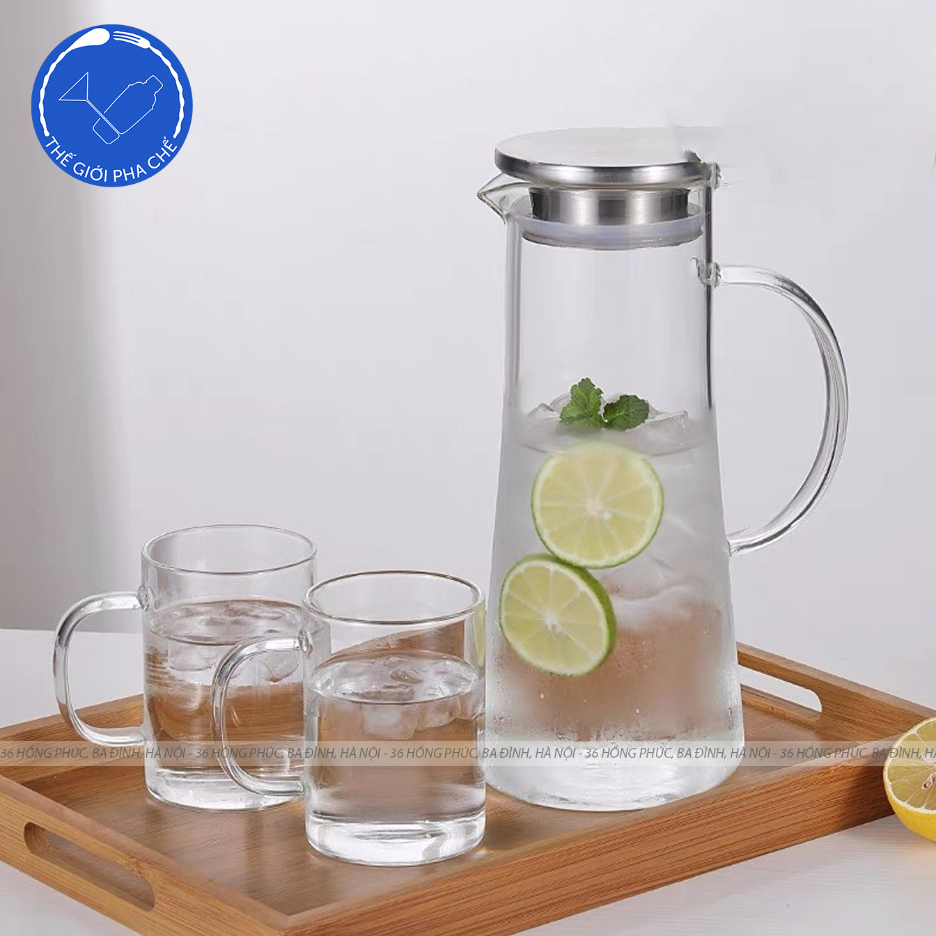 Bình thủy tinh nắp thiếc (Cái) 1,3L - TR0079 - Trung Quốc - 9