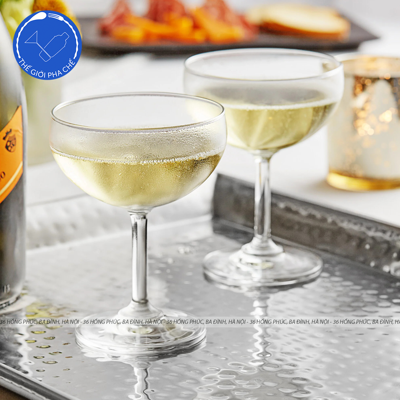 Ly thủy tinh Ocean Classic Saucer Champagne (Bộ 6c) 200ml - 501S07 - TH Thái Lan - 4