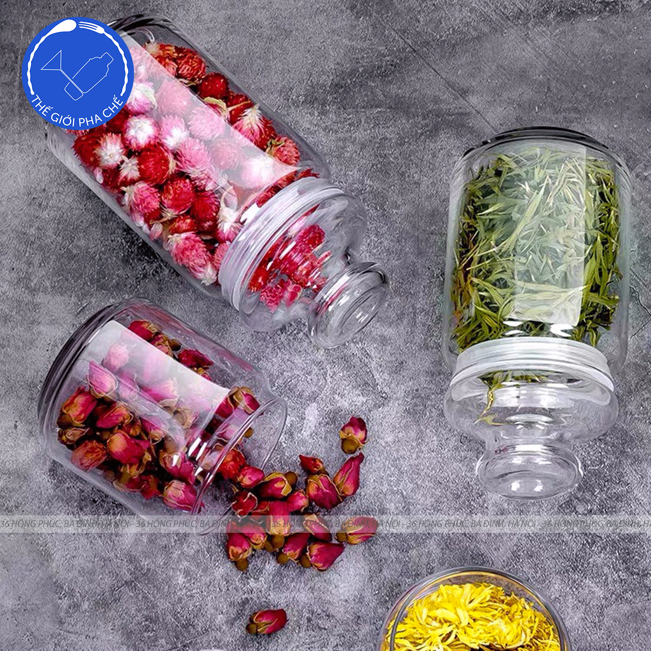 Lọ đựng thủy tinh Pop Jar nắp thủy tinh (Bộ 6c) - TH Thái Lan - 5