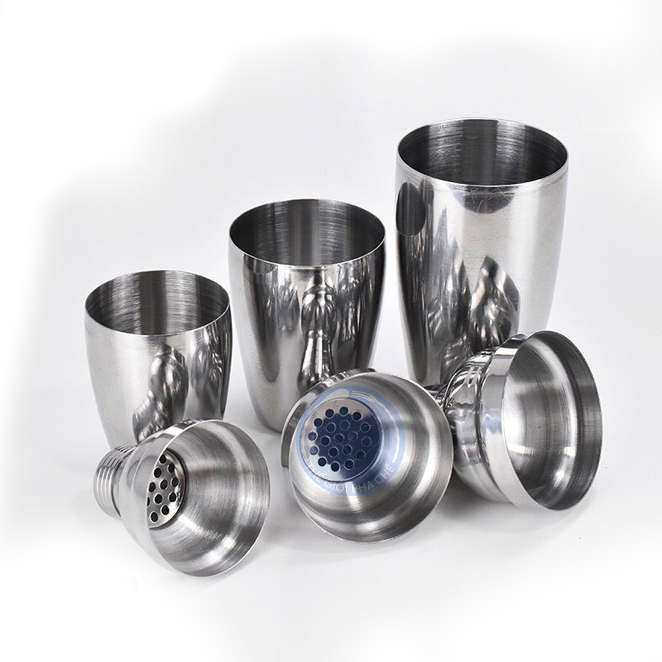 Bình lắc inox - shaker inox 350ml - 550ml - 750ml - 2