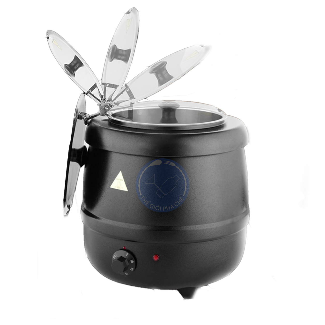 Nồi ủ trân châu vỏ gang 10L - 4
