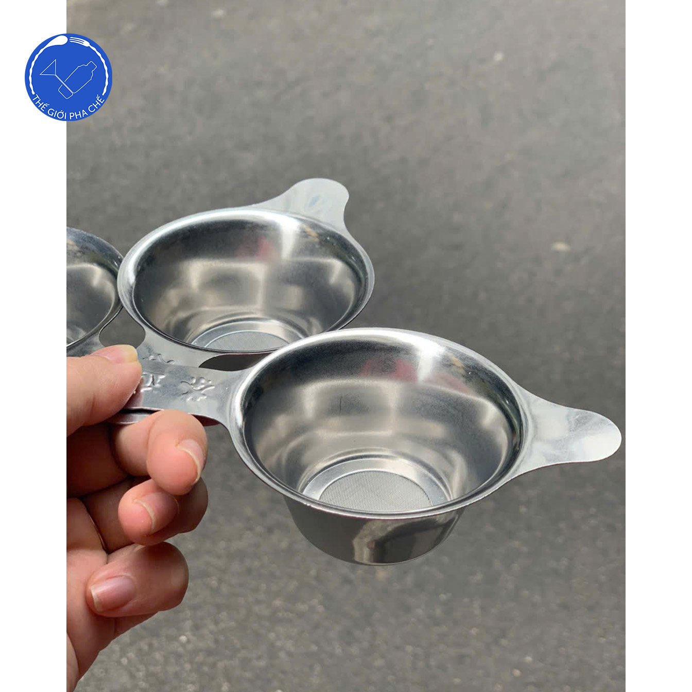 Chặn bã trà inox - 2